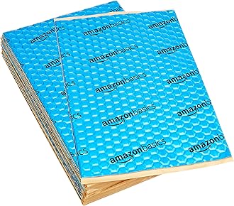 Amazon Basics Car Sound Deadening Mat, 9.8″ x 15.7″, 34-Piece