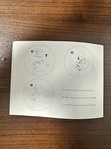 Miniatura 9 de Ambientador de aire para automóvil, lindo oso piloto de Halloween, difusor de perfume para automóvil, clip de ventilación, hélice giratoria, salida