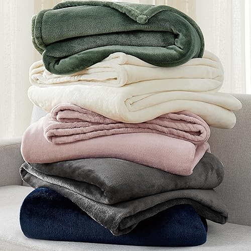 Miniatura 3 de CANNON Manta de poliéster gris de felpa sólida, 1 pieza, tamaño matrimonialqueen, sólida, 100% poliéster, para hombres y mujeres, certificado