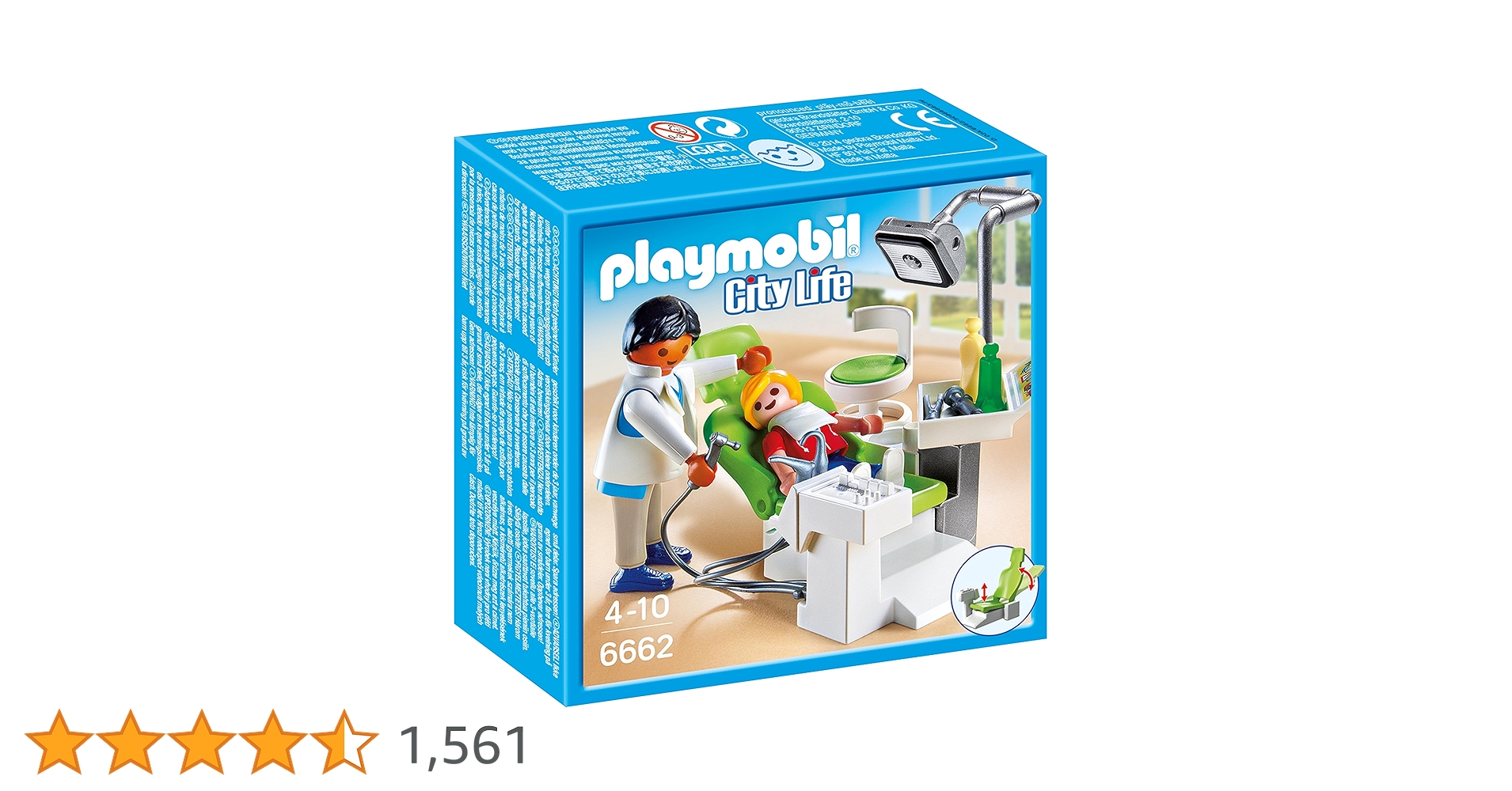 Playmobil 6662 City Life Dentist with Patient : Amazon.com.be: Toys