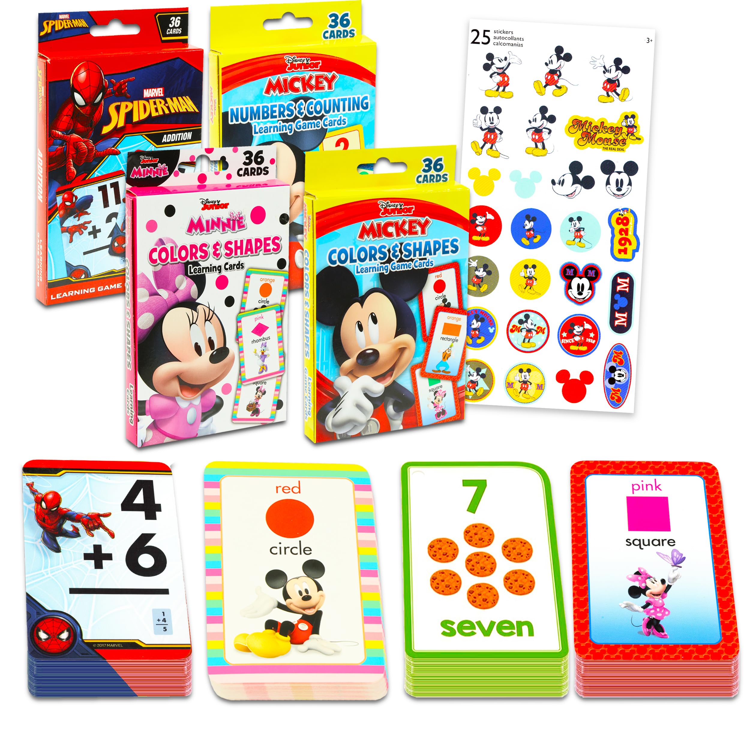 Amazon.com: Disney Flash Cards for Toddlers 2-4 - Bundle of 4