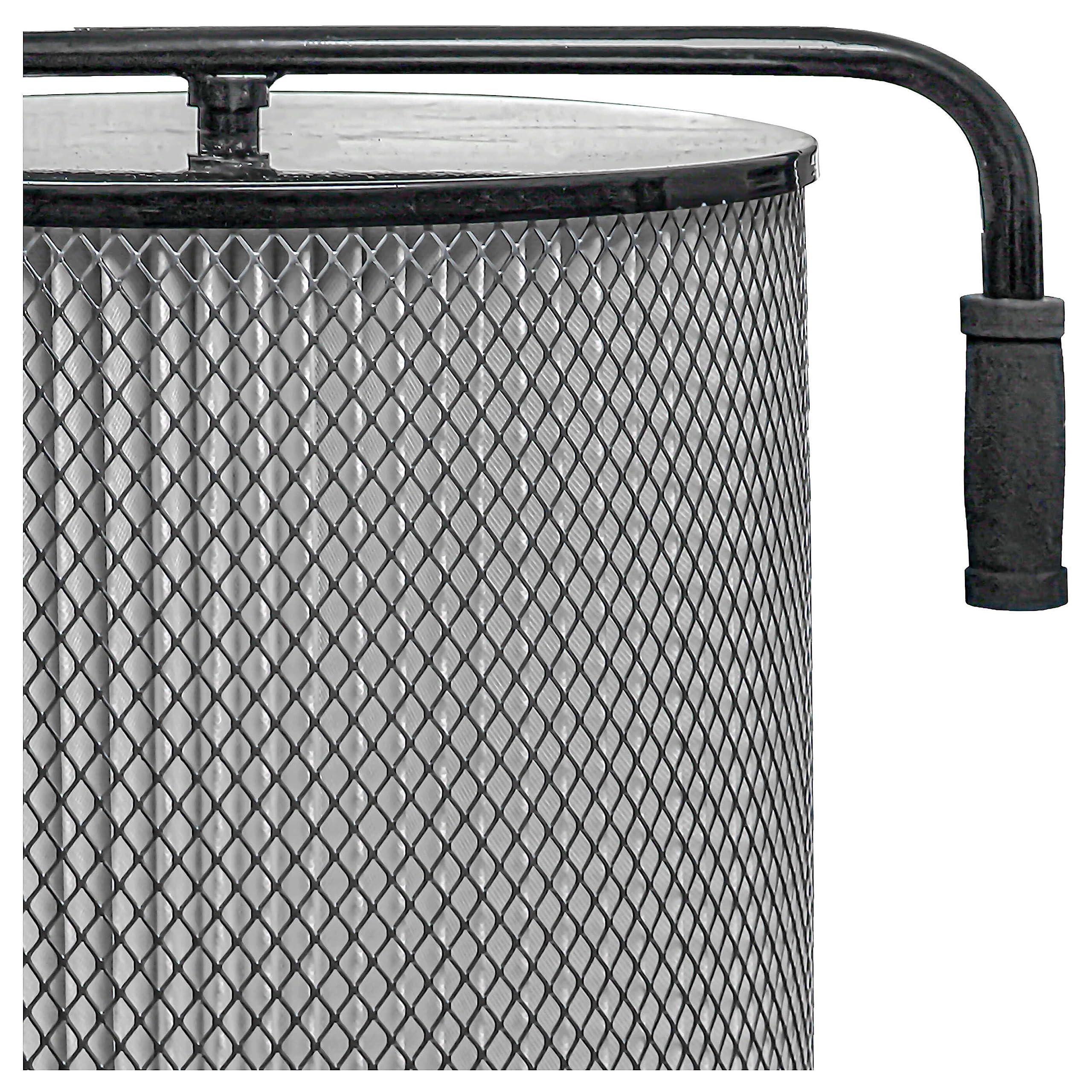 vhbw Cartouche filtrante poussières fines compatible avec Holzmann unité d'aspiration ABS1080 aspirateur à copeaux - Avec brosse de nettoyage