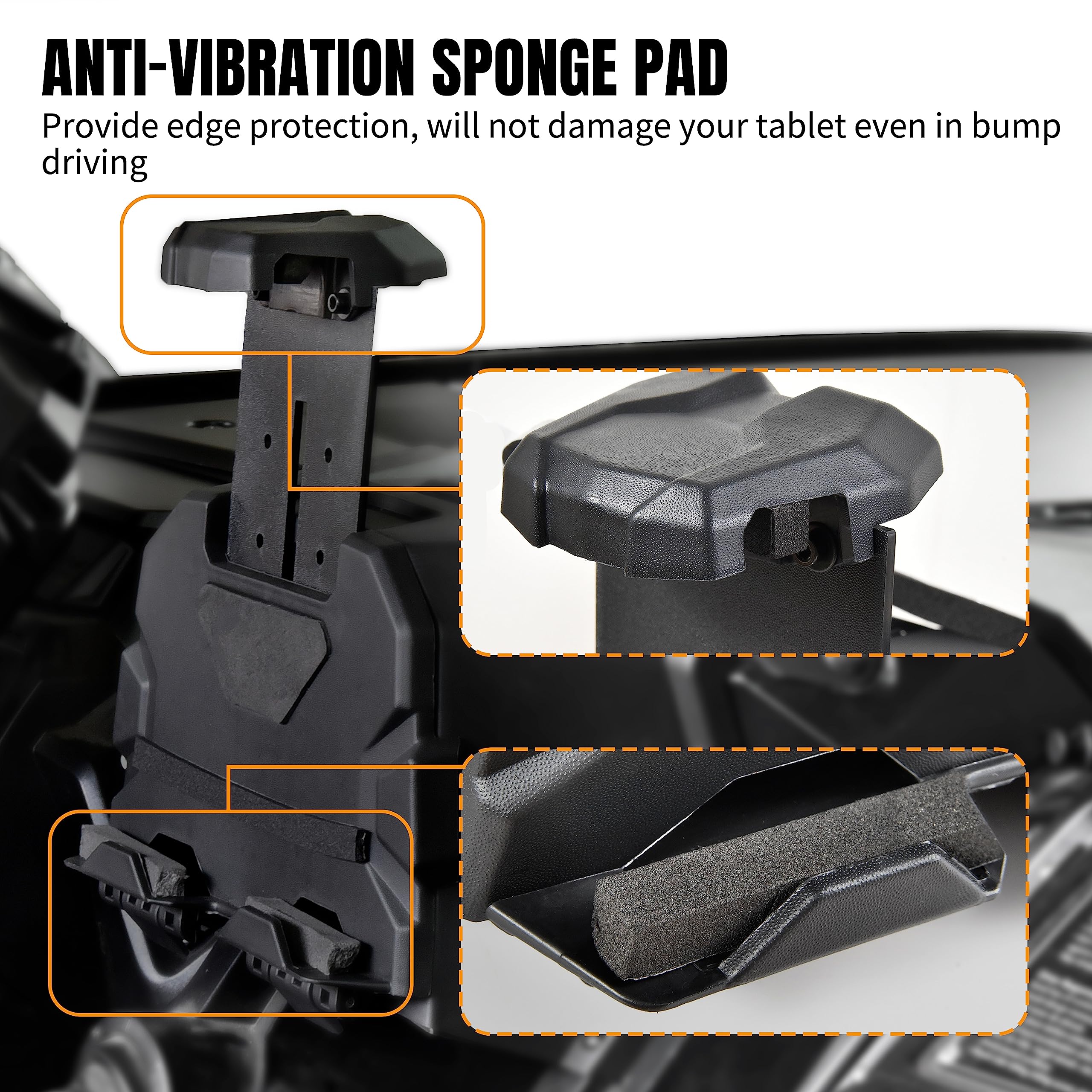 Aazon.co: Goldfire Electronic Device Holder With Storage Box Adjustable Ipad Phone GPS Ounts - View #5