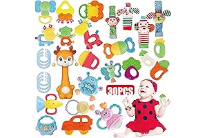 30-Piece High Contrast Baby Toys and Gift Set