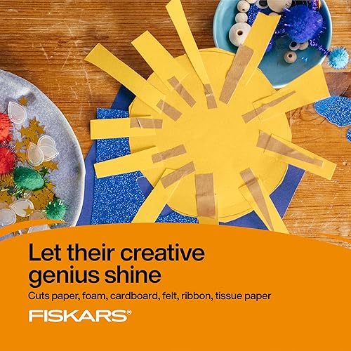 Miniatura 10 de Fiskars 124302-1026 - Tijeras para niños punta puntiaguda antiadherentes