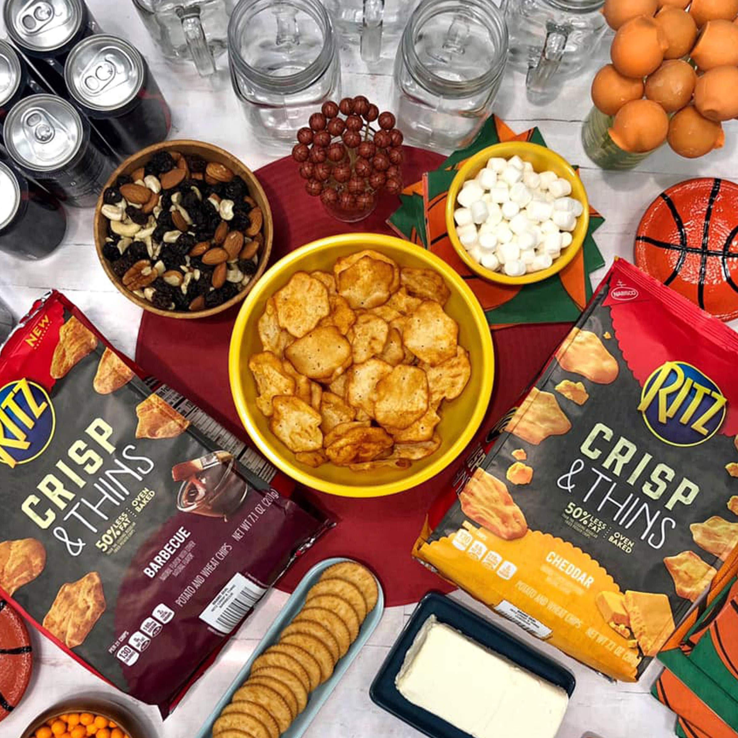 RITZ Crisp and Thins Cream Cheese and Onion Chips, 7.1 oz Buy Online