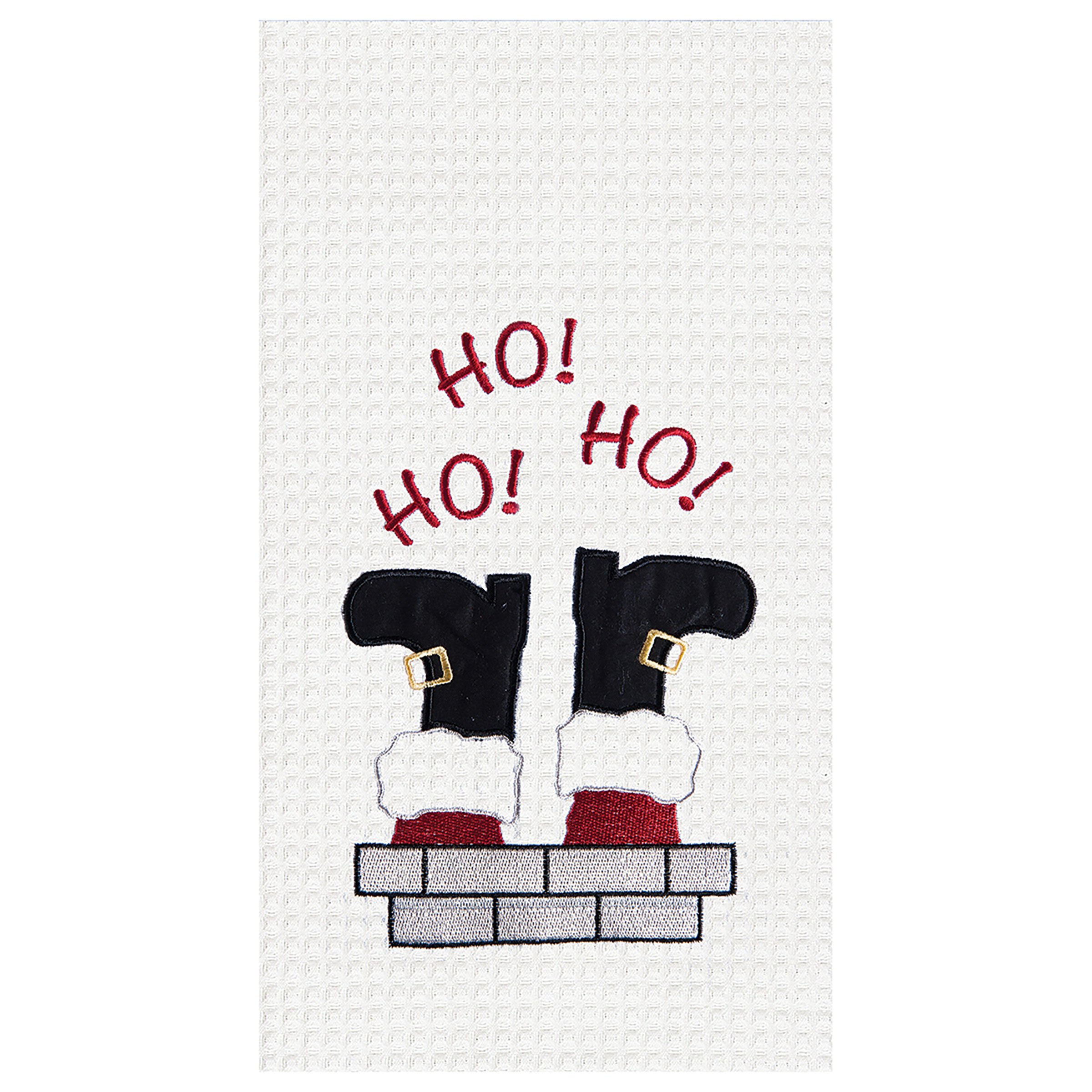 C&F Home 18X27" Kitchen Towel, Ho! Ho! Ho!