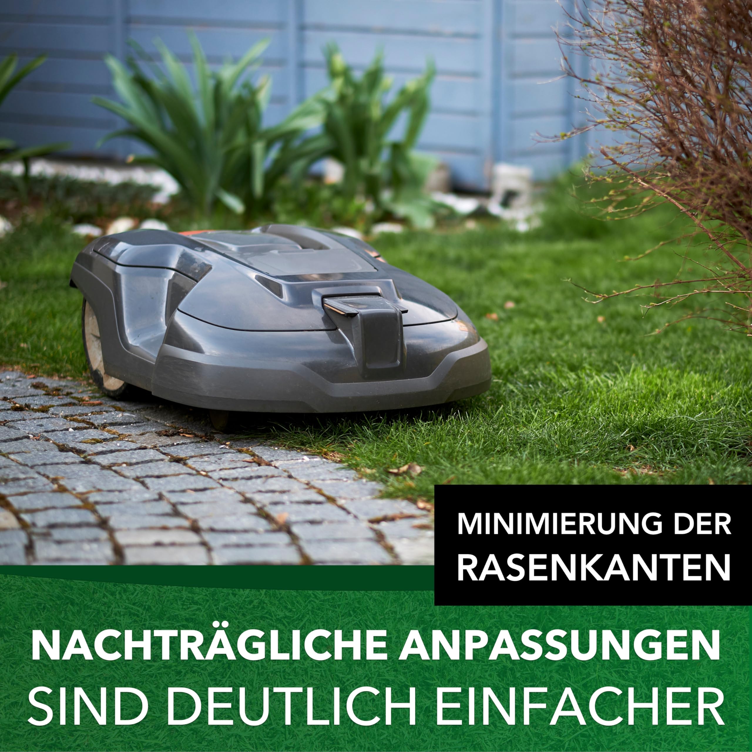 Genisys Gancio Compatibile con Robot rasaerba Gardena Chiodi picchetti Fissaggio Cavo Ancoraggio a Terra - ABS Rinforzato HQ, Pezzo:2500