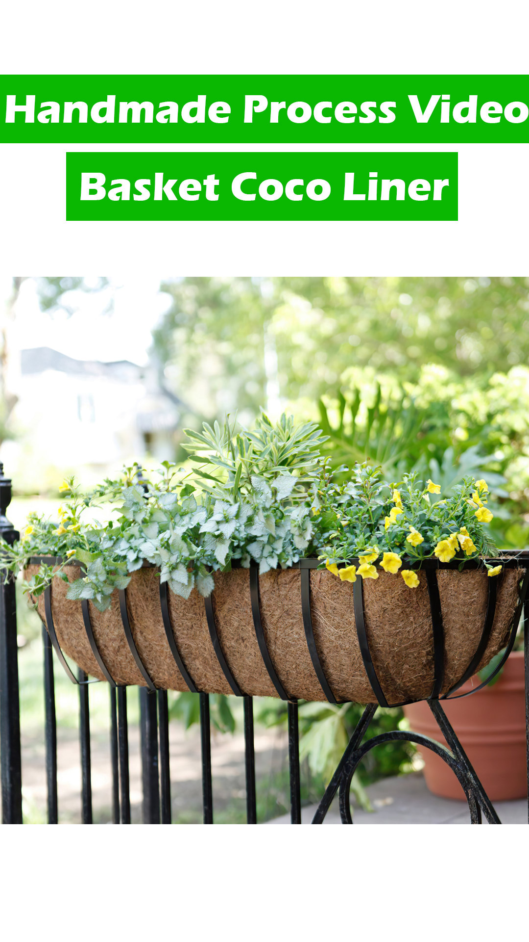 Kokosinlegvel voor hanging basket 30cm Kokosinlegvel voor hanging basket 30cm