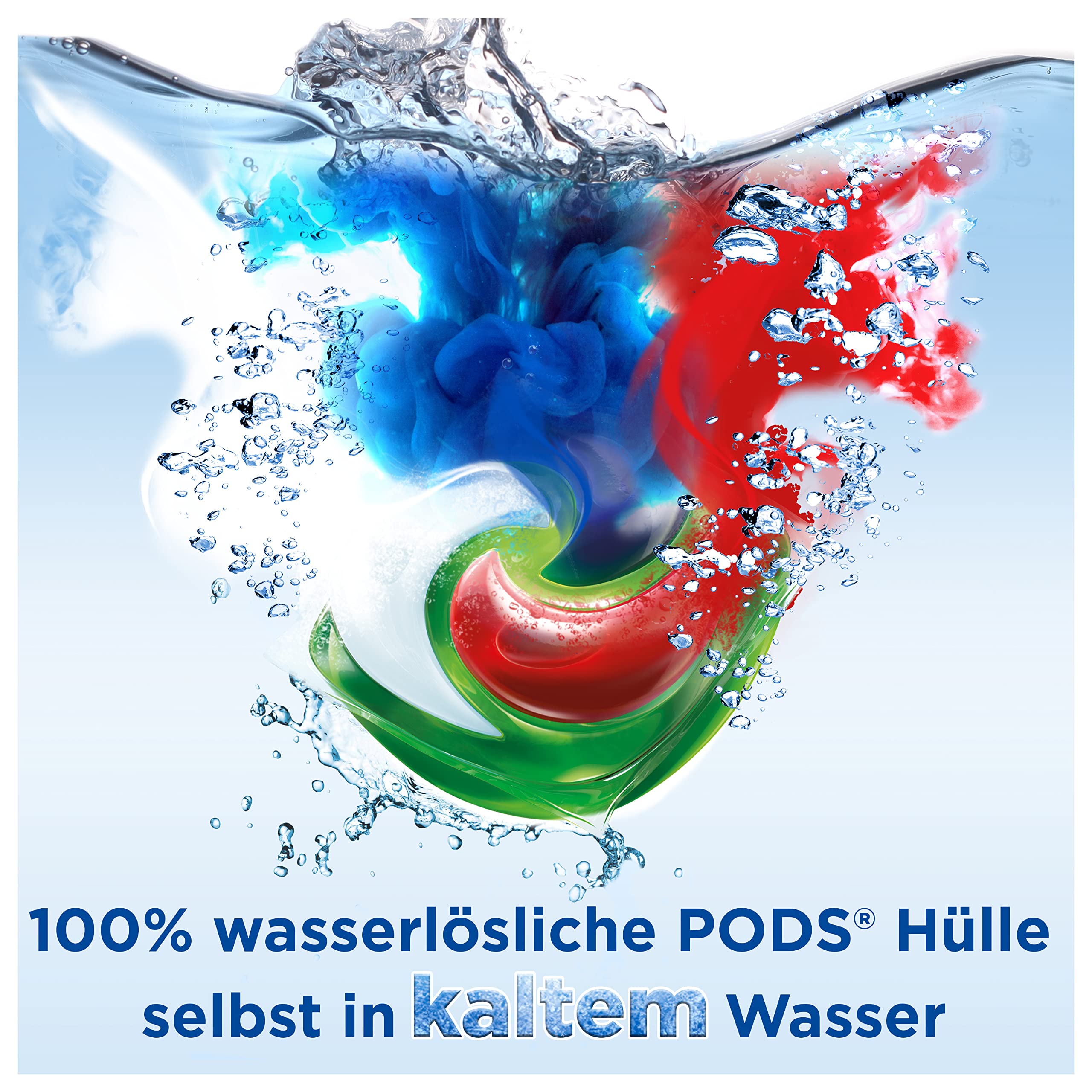 Ariel Allin1 PODS, Flüssigwaschmittel-Kapseln Color+ 76 Waschladungen, Ausgezeichnete Fleckentfernung Beim 1. Waschen