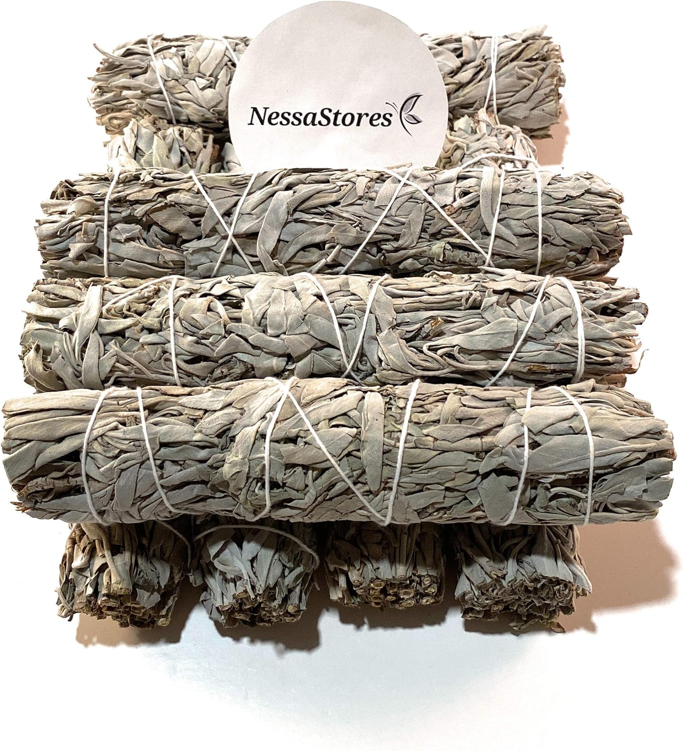NESSASTORES - California White Sage Smudge Incense 7" Bundle #JC-138 (8 pcs)