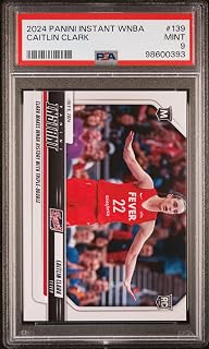 Graded 2024 Panini Instant WNBA Caitlin Clark #139 First Rookie With Triple Double Rookie RC Basketball Card PSA 9 Mint