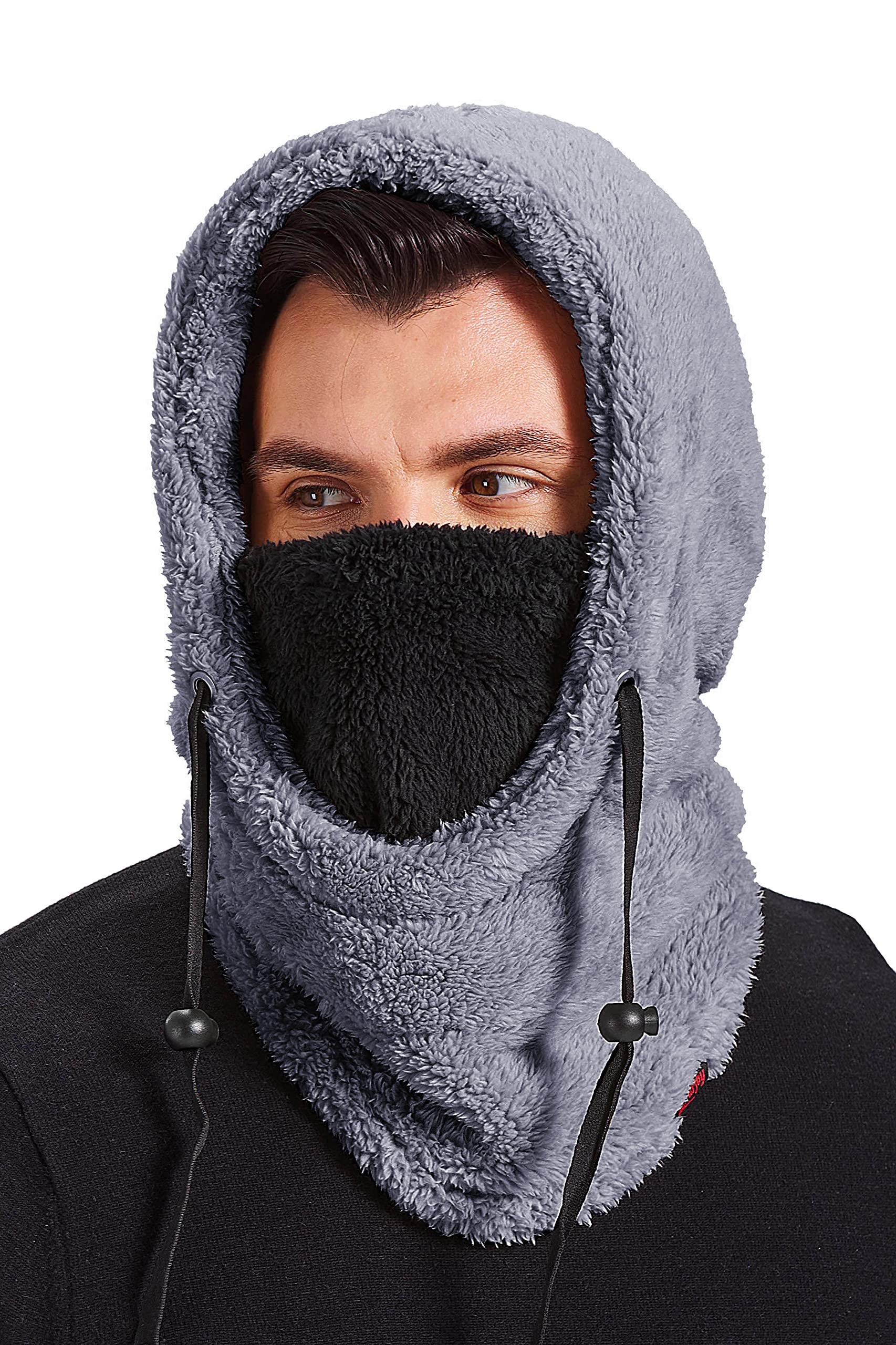 Purjoywarm Fleece Balaclava Wind Resistant Winter Face Mask Soft
