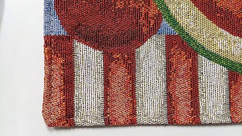 Miniatura 3 de Tache - Juego de 4 manteles individuales decorativos con diseño de sandía y limonada, color azul claro, 13.0 x 18.9in