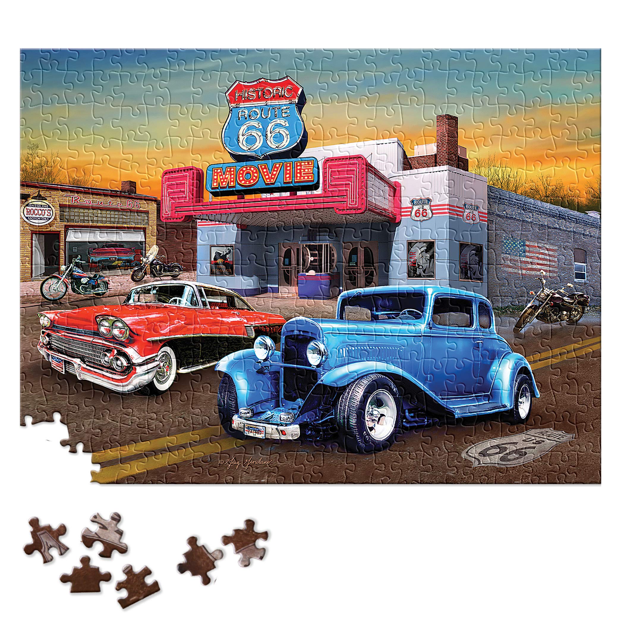 Amazon.co.jp: Theジグソーパズル工場Nostalgic America – Old Time