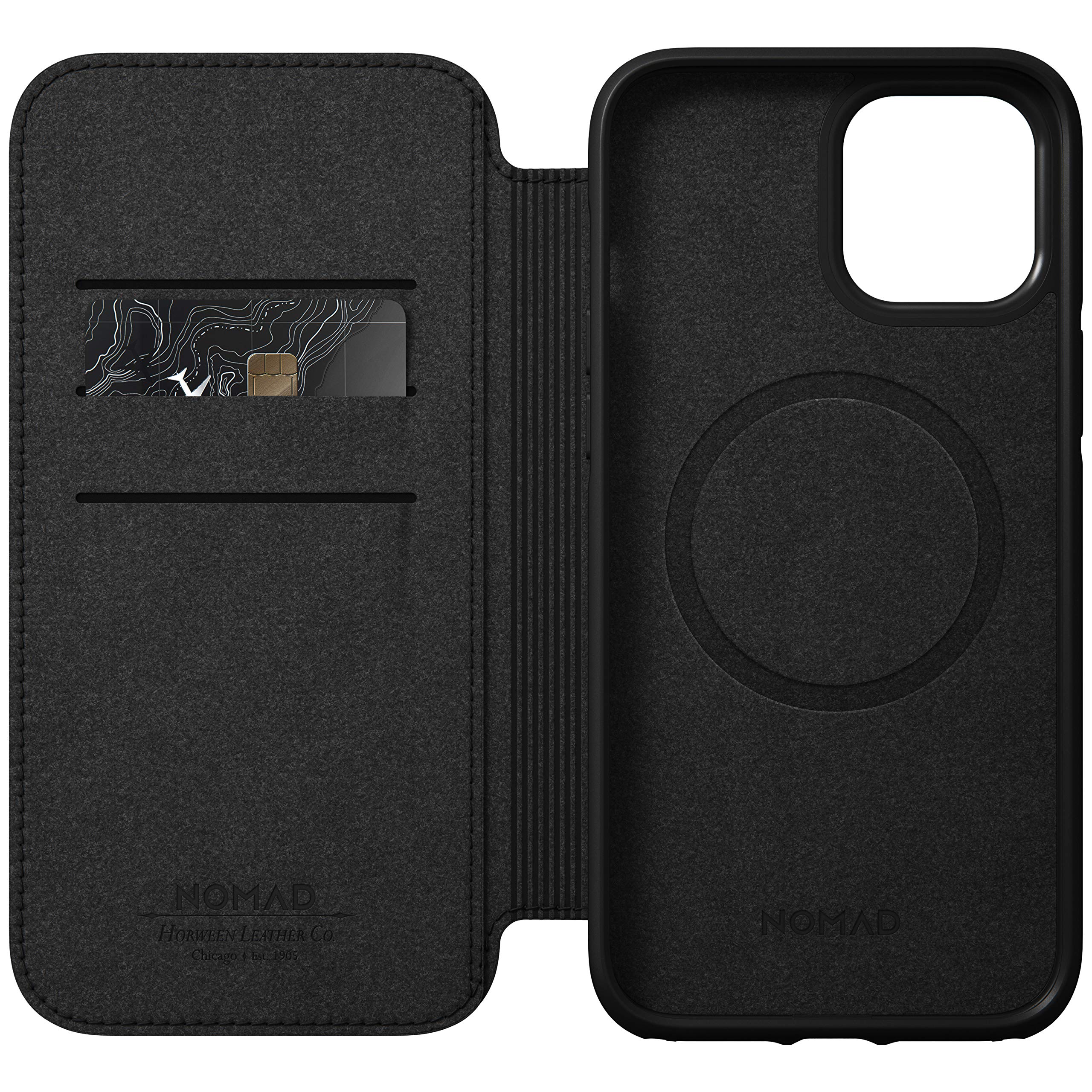 NOMAD iphone12proMAX Rugged ブラック ケース Amazon.co.jp: Nomad Rugged Folio Phone Case iPhone 12 Pro