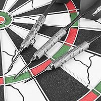 Vista 4 de CyeeLife Puntas de dardos de acero, 12 piezas con 20 anillos de goma, puntos de adaptador de puntos de convertidor