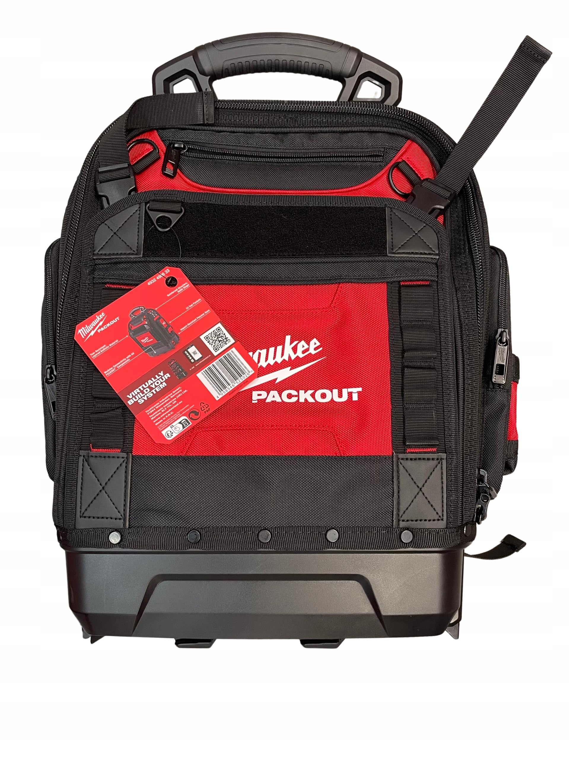 Milwaukee Red Black Packout 4932498633 Structure Backpack