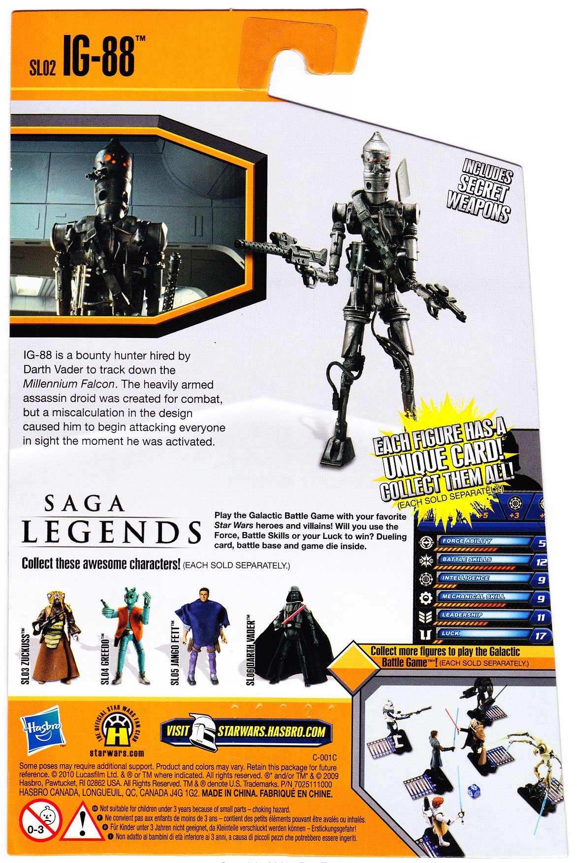 Amazon.com: Star Wars 2010 Saga Legends Action Figure SL No