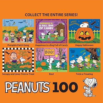 RoseArt Peanuts Boo! 100 Piece Jigsaw Puzzle for the Whole Family