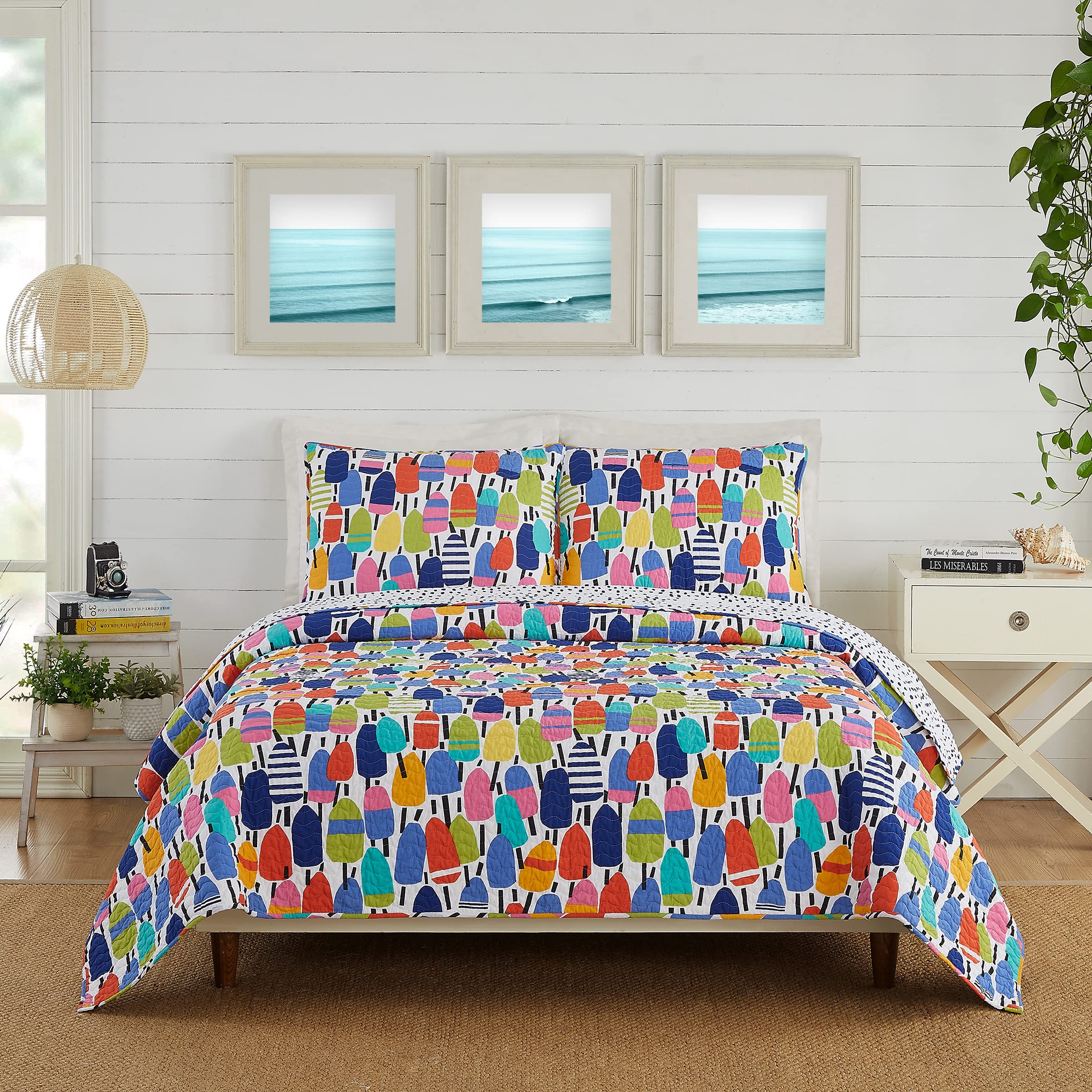 Makers CollectiveBuoys Quilt Set, Full/Queen, Multi