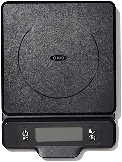 OXO Good Grips 5-lb Kitchen Scale with Pull-Out Display, Black