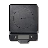 OXO Good Grips 5-lb Kitchen Scale with Pull-Out Display, Black Plastic