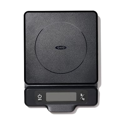 OXO Good Grips 5-lb Kitchen Scale with Pull-Out Display, Black