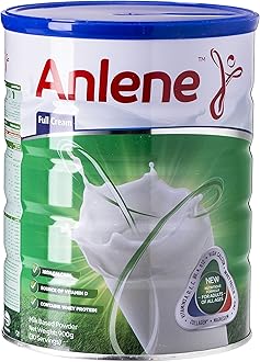Anlene Milk Powder, Full Cream, Nutritious Dairy Formula, Rich in Vitamins & Protein, Ideal for Coffee & Tea Beverages, Tin, 900g