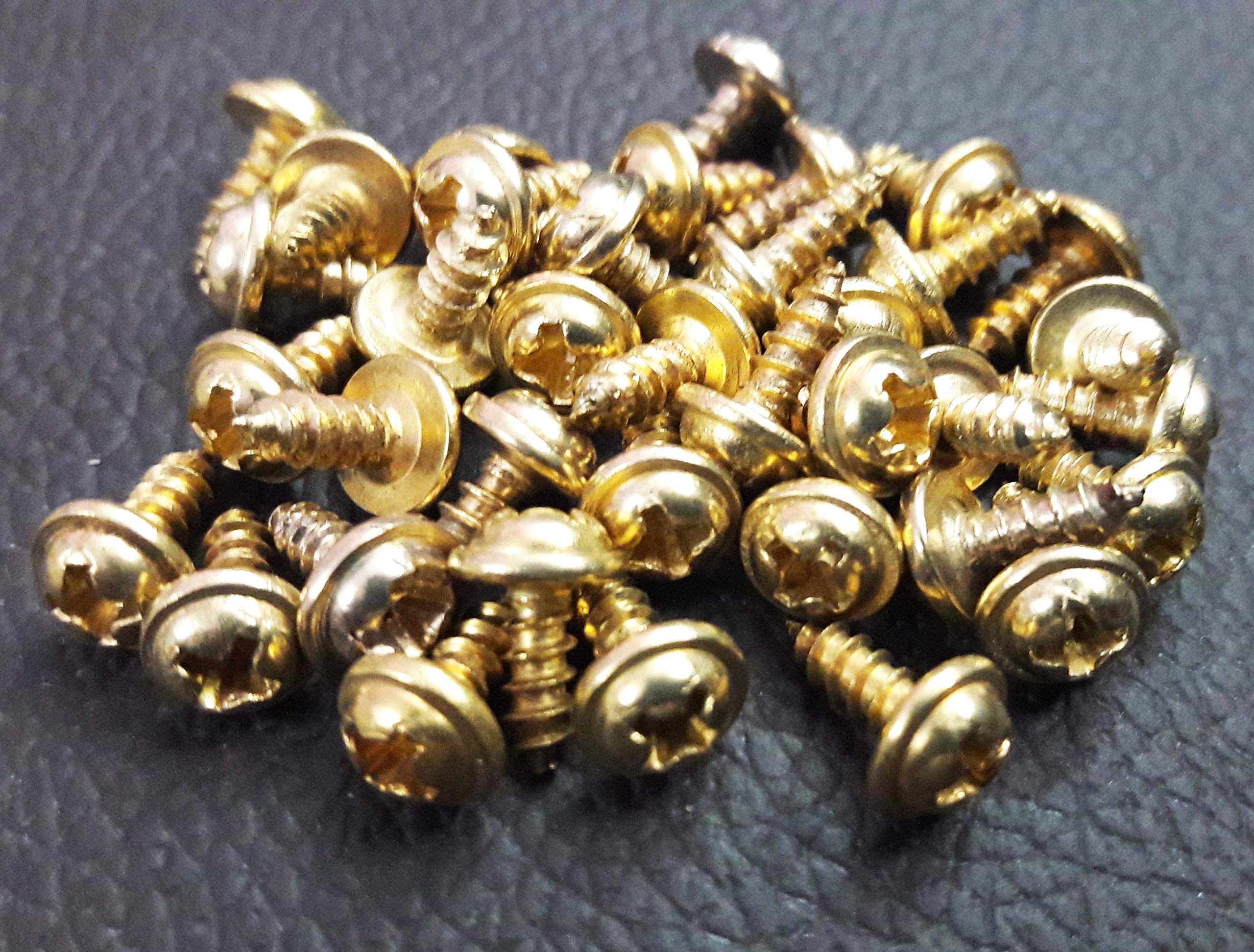 Tia Screws for Fitting Hardware, Matching Finish for Furniture, DIY and Hobby Works (100Pcs, Golden 5x8mm)-picture-15
