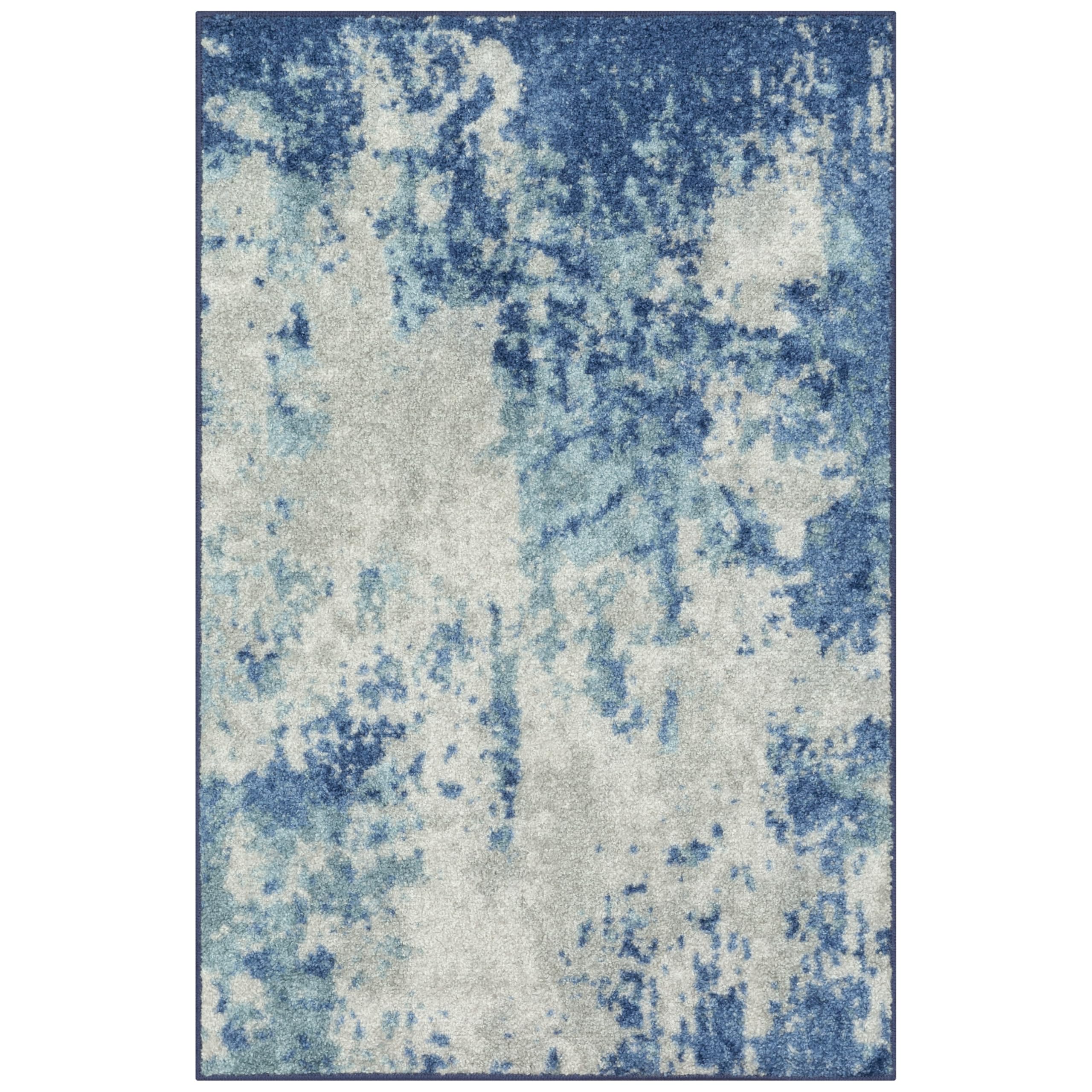 Maples Rugs Horizon Modern Abstract Area Rug - Made in USA - Washable, Non Slip Indoor Carpet for Entryway, Foyer, Kitchen, and Bathroom, 2'6 x 3'10,