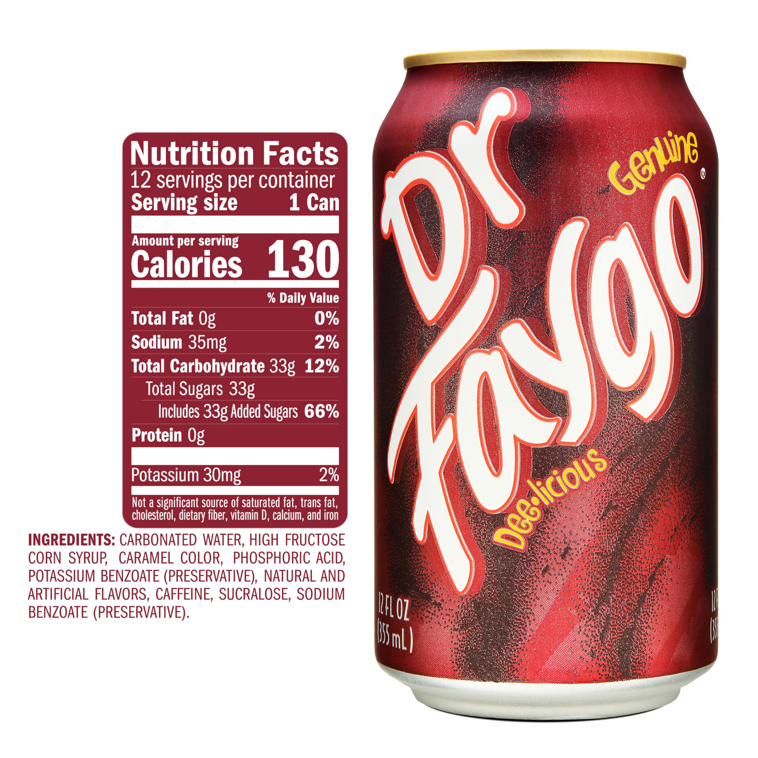Faygo Dr. Faygo | 12-Pack of 12oz Cans | Spicy Cherry Flavor Twist | Caffeinated | Unique Take on a Classic