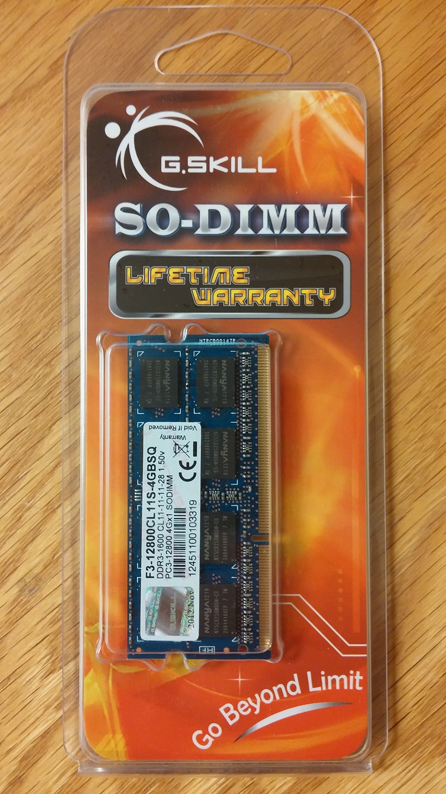 G.SKILL 4GB X 1 DDR3 1600MHZ CL11 Value RAM for Laptop-picture-30