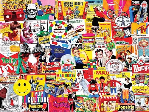 White Mountain Puzzles Pop Culture, Rompecabezas de 1,000 piezas