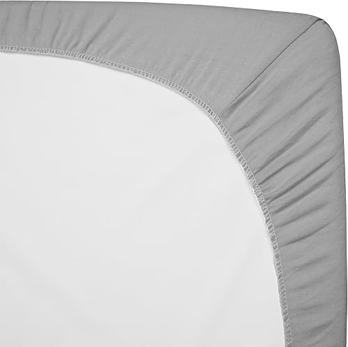 Miniatura 32 de American Baby Company Paquete de 2 sábanas bajeras de 100 % algodón de 18 x 36 pulgadas, compatible con moisés Mika Micky, blanco, suave