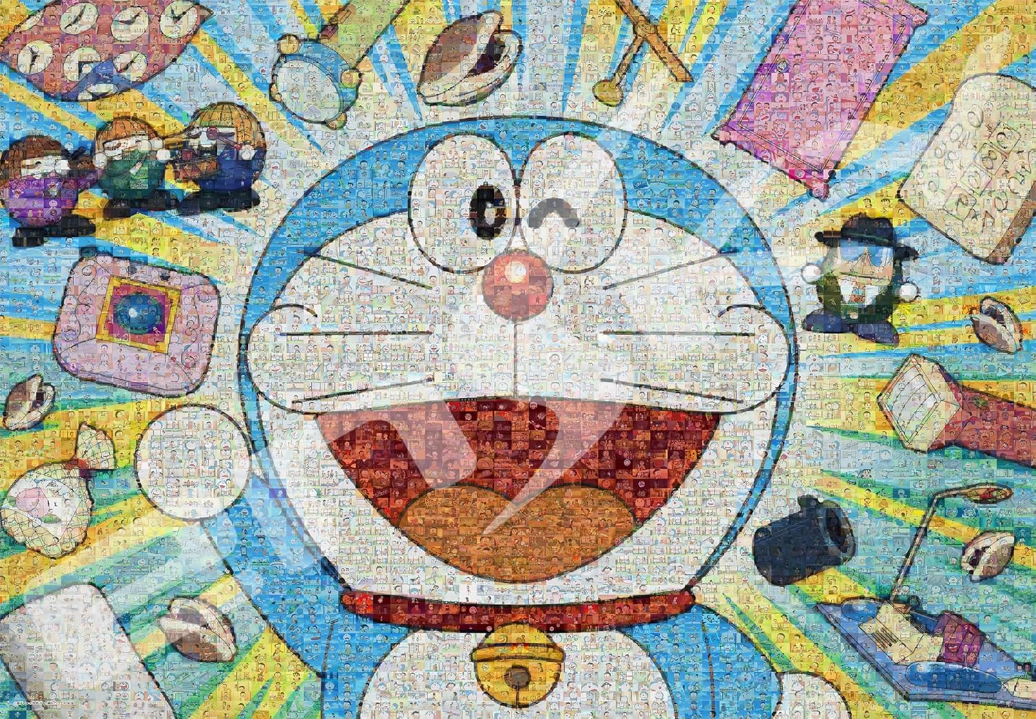 1000T Piece Jigsaw Puzzle Doraemon Doraemon Mosaic Art (51x73.5cm)