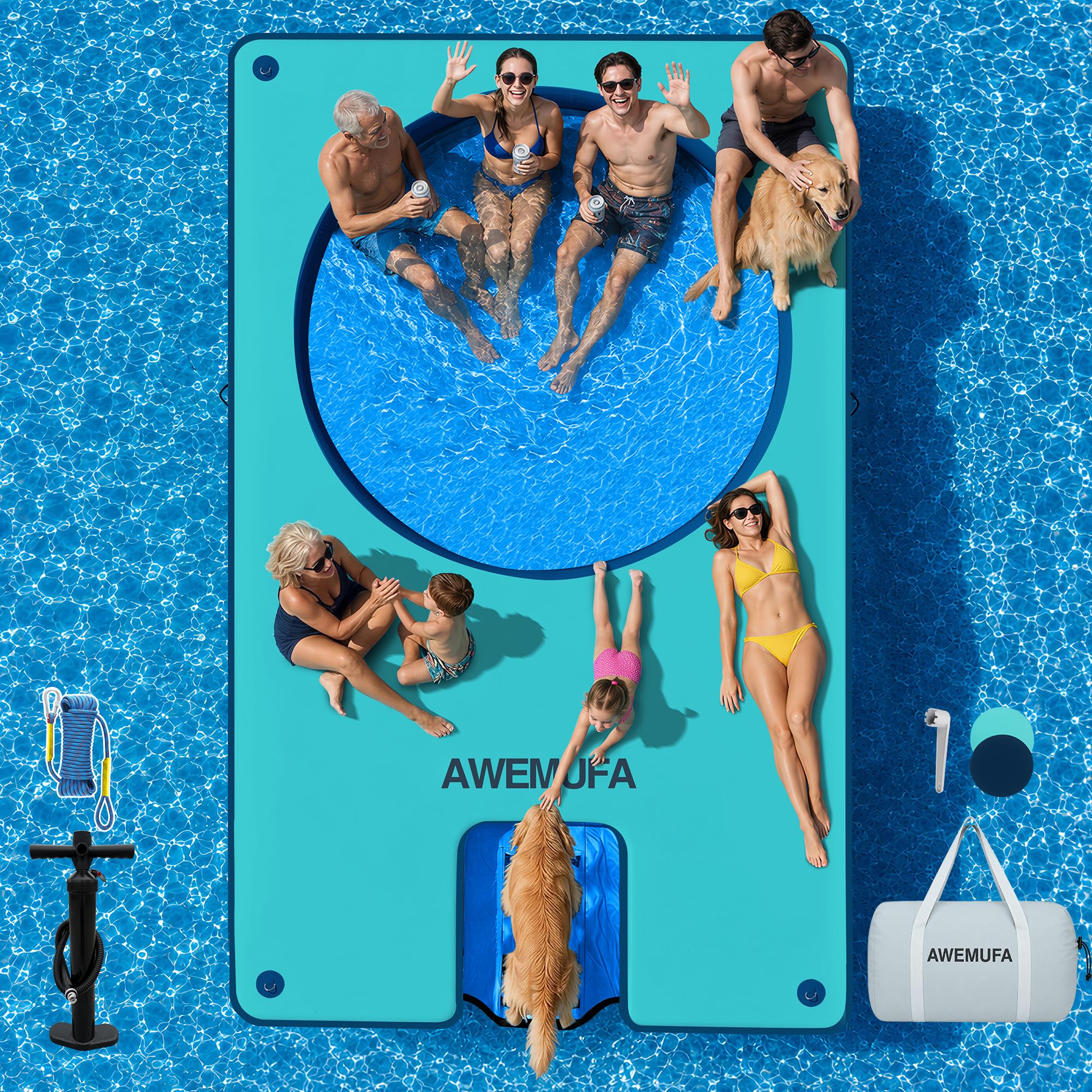 AWEMUFA Water Hammock Floats for Adults