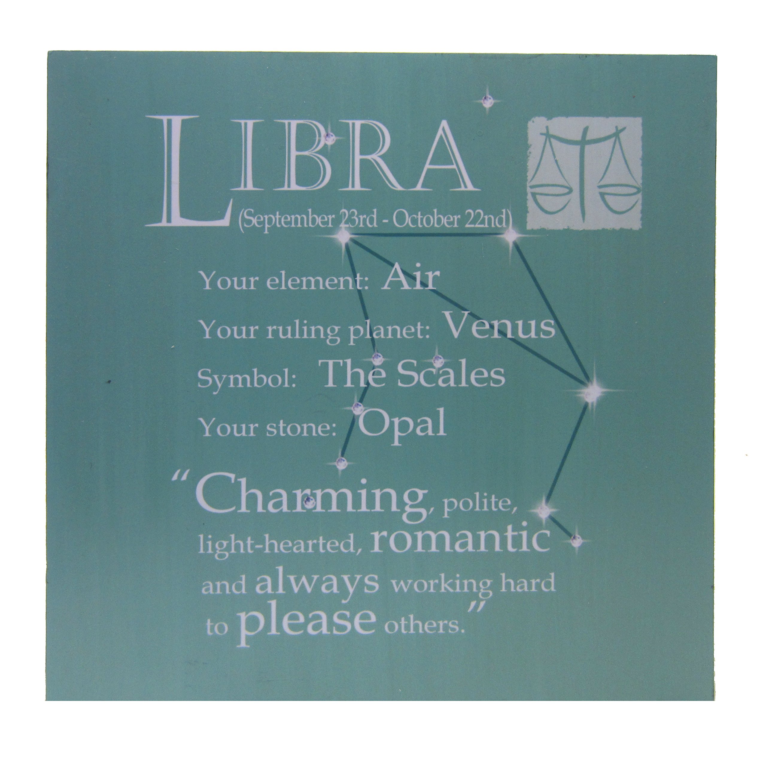 Written in the Stars Wall Plaque - Libra