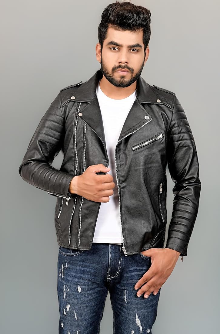 AMERI】RIDERS FAKE LEATHER VEST JACKET AMERI】RIDERS FAKE LEATHER VEST JACKET