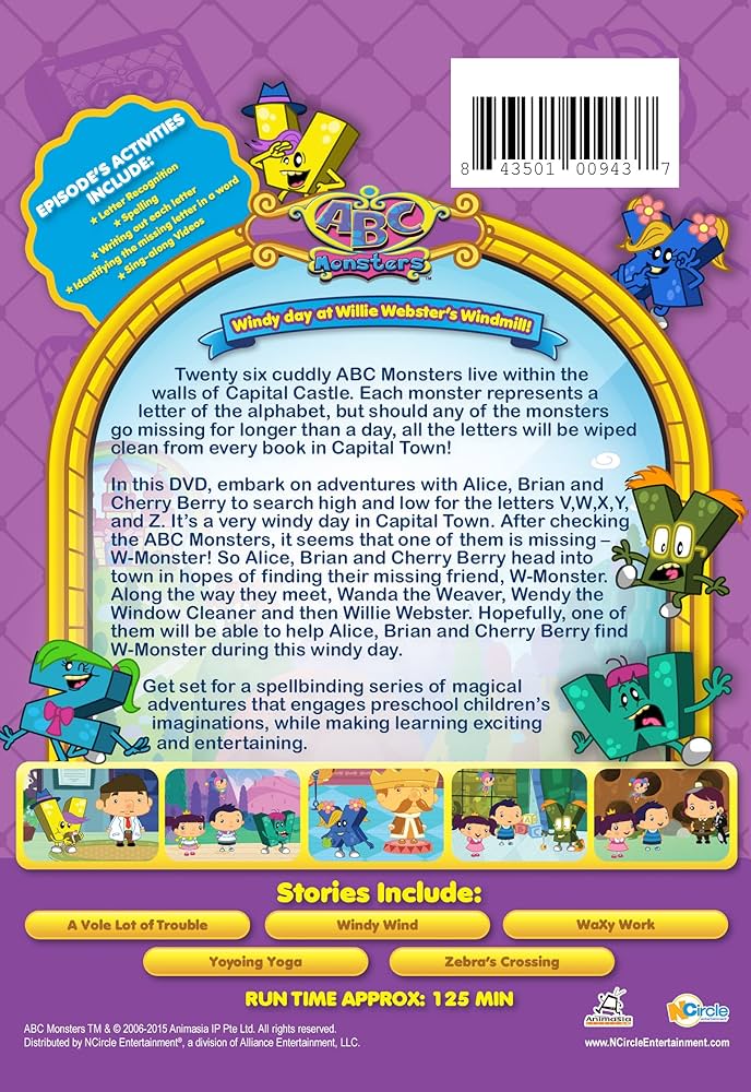 (未使用･未開封品)ABC Monsters: Starring Qrstu [DVD] [Import] Amazon.com: ABcCMonsters: Starring QRSTU : ABC Monsters