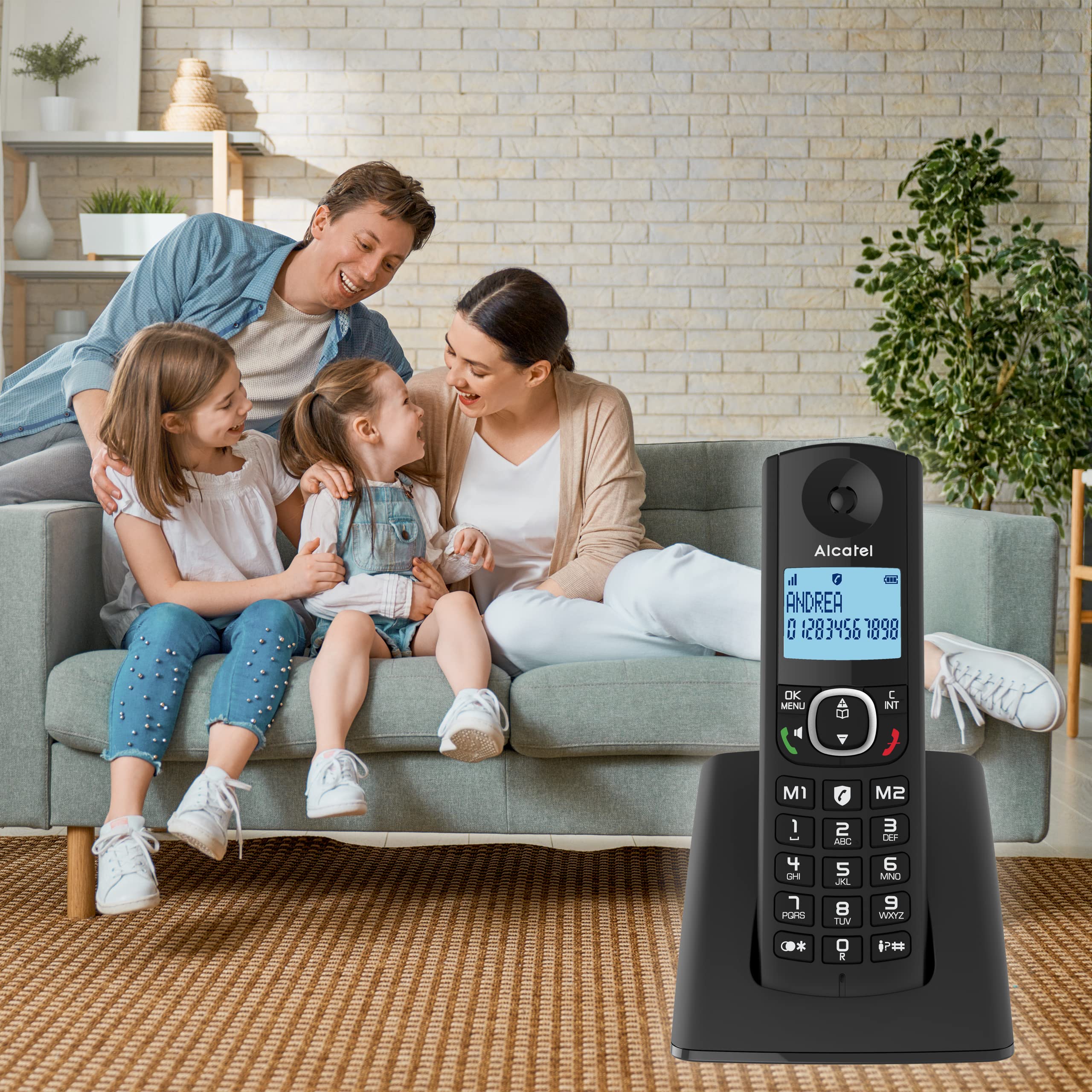 Alcatel Draadloze telefoon F860 Duo Zwart - Draadloze telefoon | fnac België