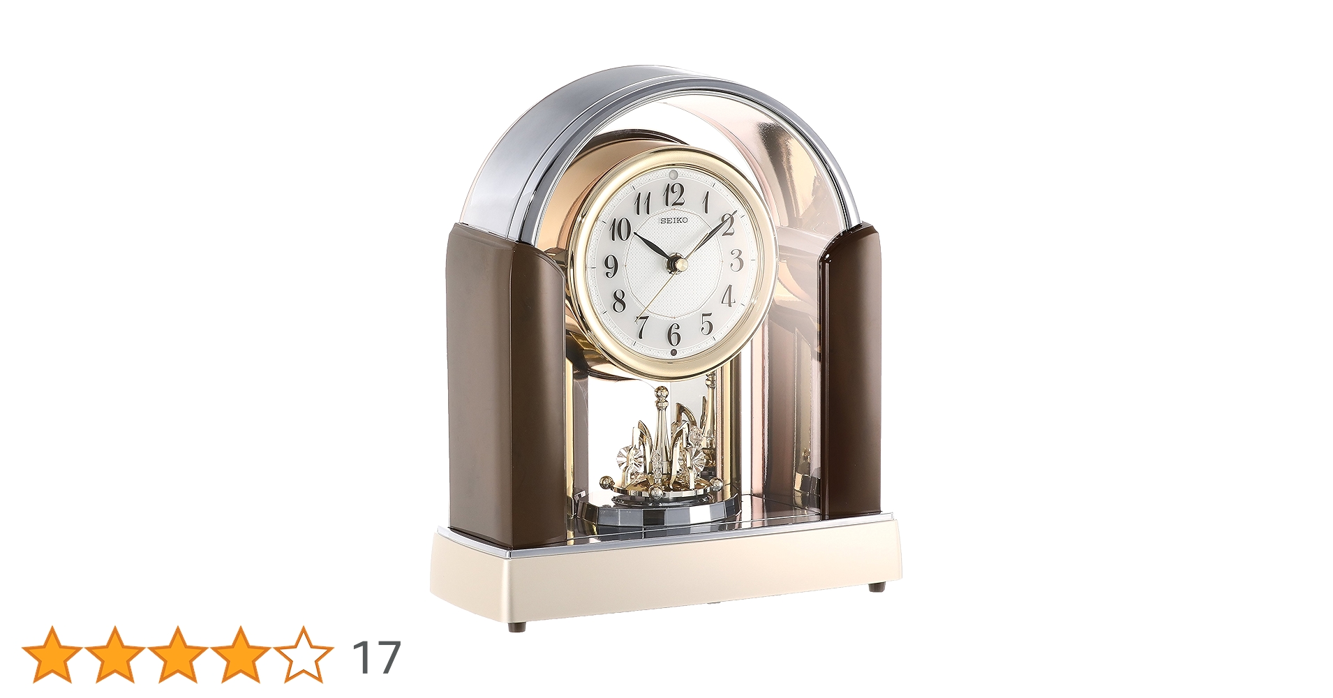 新品 セイコー 電波置き時計 回転飾り メロディ付き BY238B 濃茶マーブル SEIKO セイコー メロディ付き 電波置時計 回転飾り 濃茶マーブル