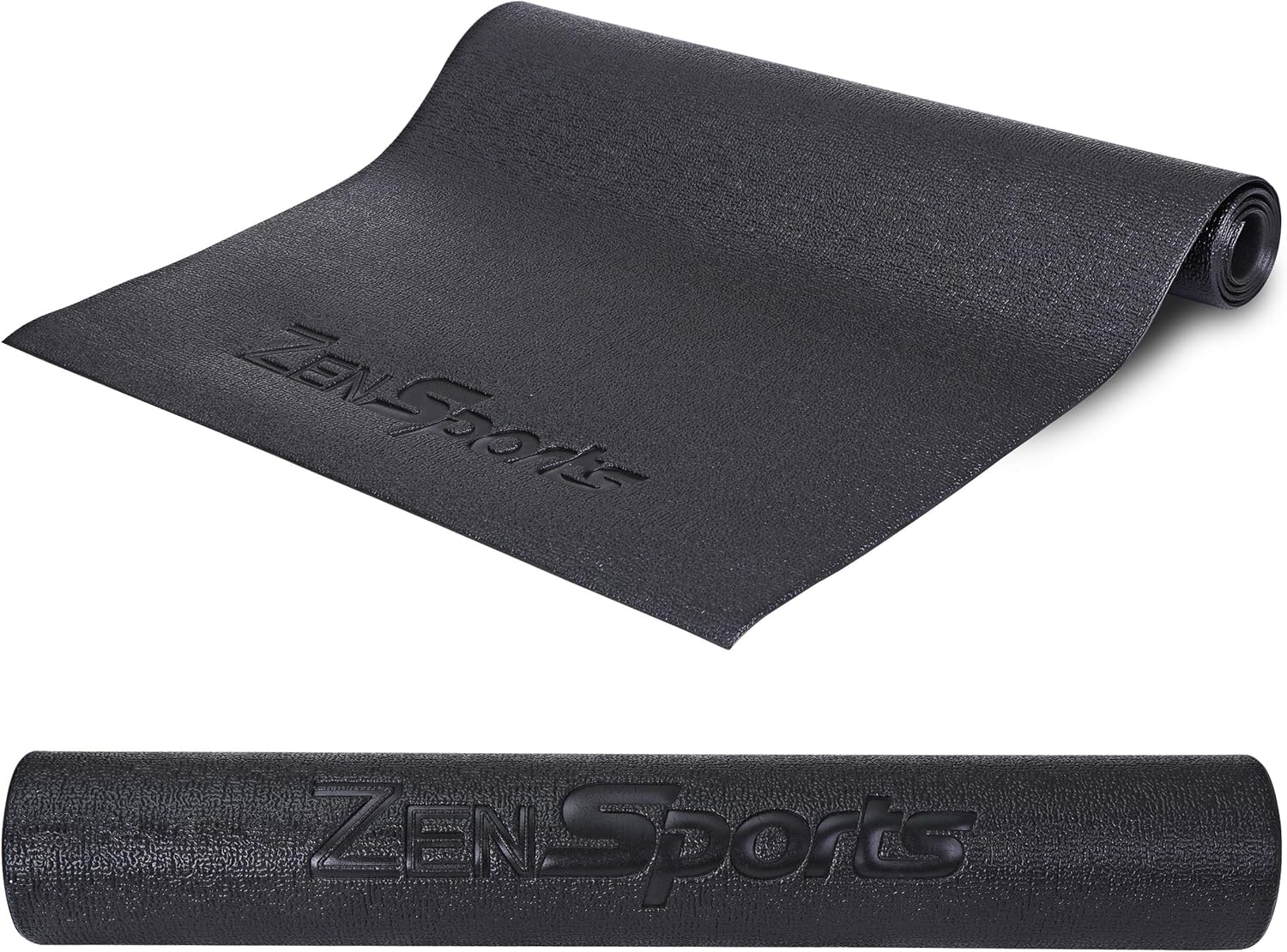 Sporting Goods Aeromats Deluxe Black 96" Wx48"Dx1.5" H Velcro Strap