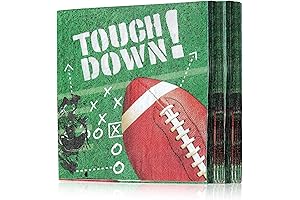 40 Pieces Bengals Napkins: Gridiron-Ready Paper Touchdowns for Football Frenzy