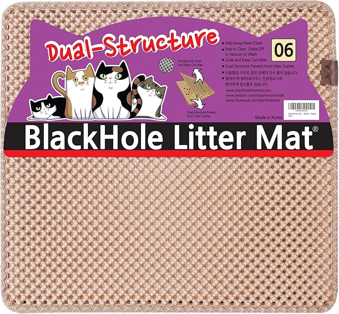 Blackhole Cat Litter Mat Medium Square 23" X 21