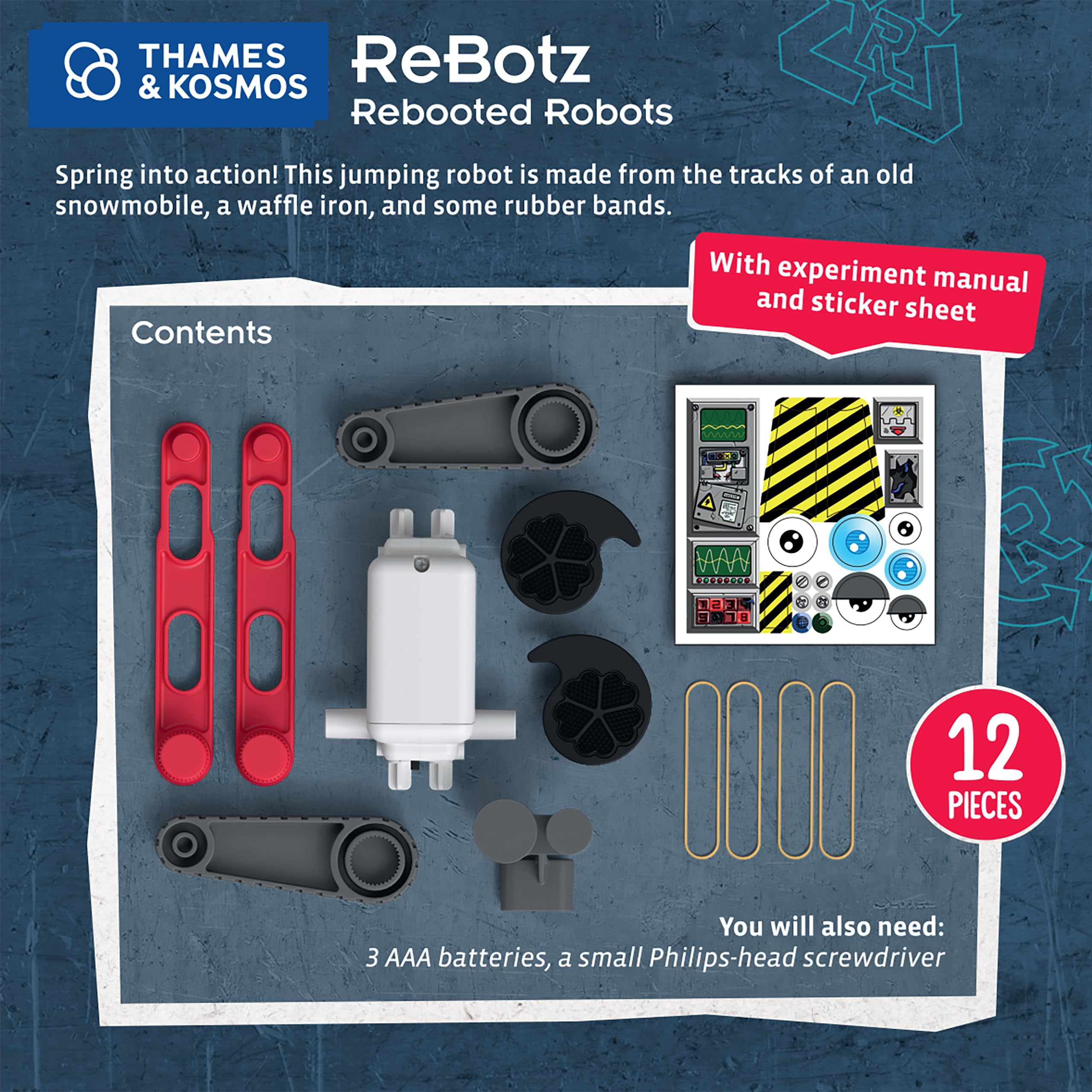 Amazon.com: ReBotz: Pogo - The Jammin' Jumping Robot | Robotics
