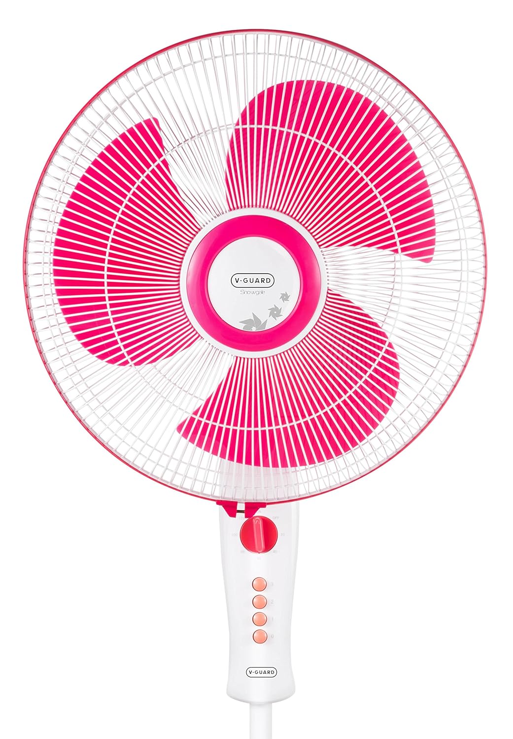V Guard Pedestal Fan Snowgale 400mm Pink White Amazon.in Home & Kitchen