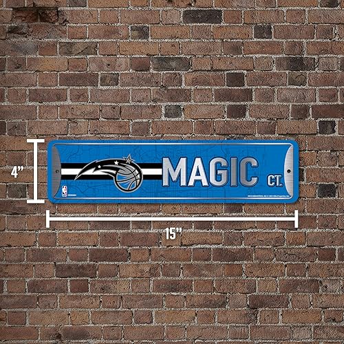 Vista 171 de Rico Industries NBA Basketball Metal Street Sign