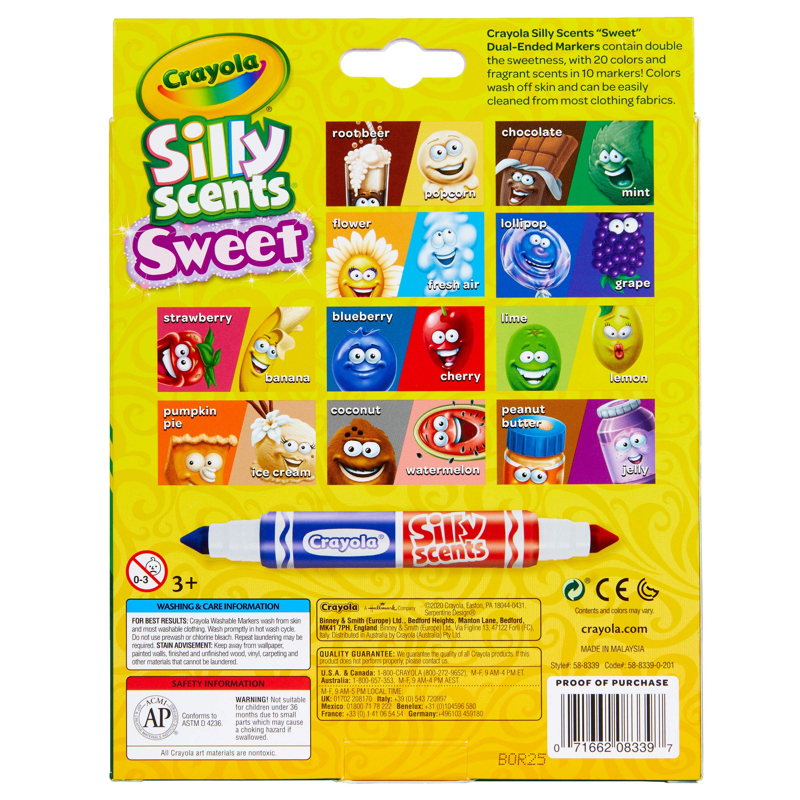 Crayola Silly Scents marc...B07NX8ZFDP | Encarguelo.com.ec