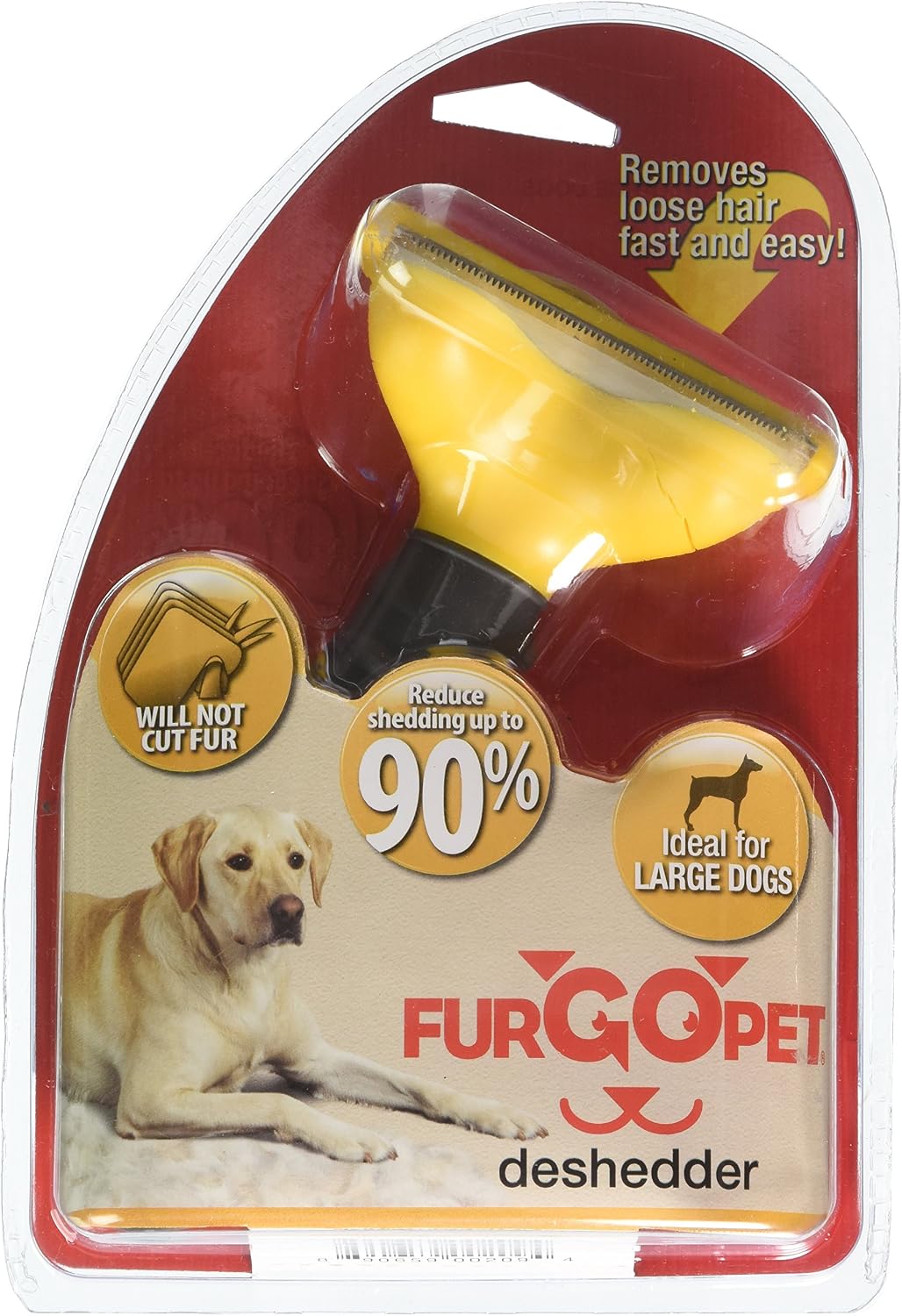 FurGoPet Deshedding Tool for Large Dogs